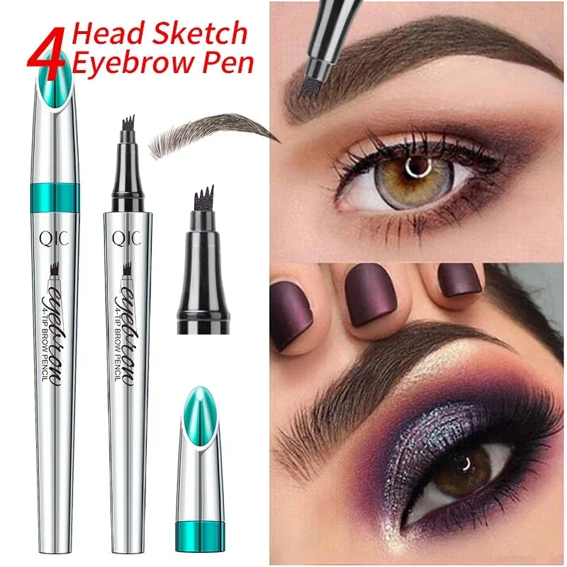 Waterproof Eyebrow Pencil With 4 Point Tip