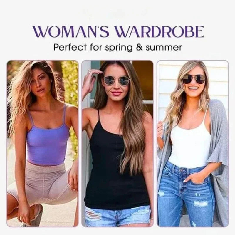 Stylish Women's Padded Camisole With Built-In Bra for Ultimate Comfort and Support