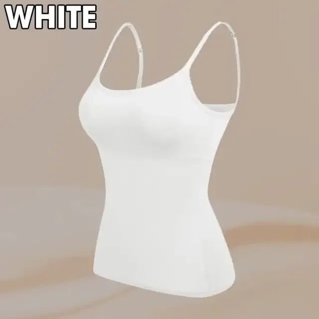 Stylish Women's Padded Camisole With Built-In Bra for Ultimate Comfort and Support