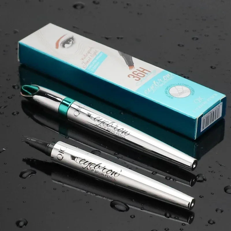 Waterproof Eyebrow Pencil With 4 Point Tip